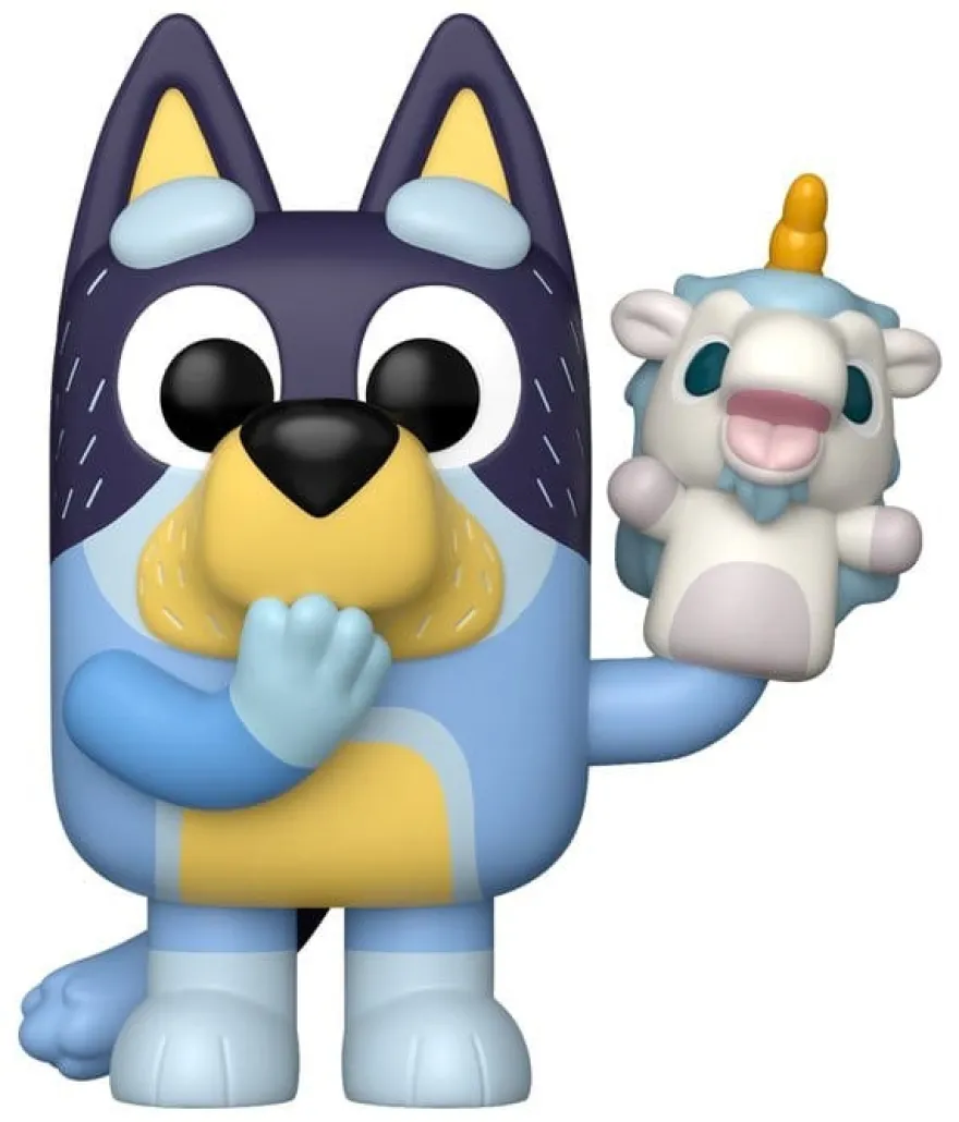 Bluey POP! Animation Vinyl Figur Bandit w/Unicourse 9 cm