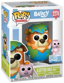 Bluey POP! & Buddy Vinyl Figur Sleepytime Bingo with Floppy Bunny 9 cm