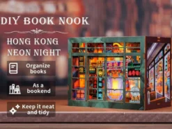 Book Nook Hong Kong Neon Light 13 x 17 cm