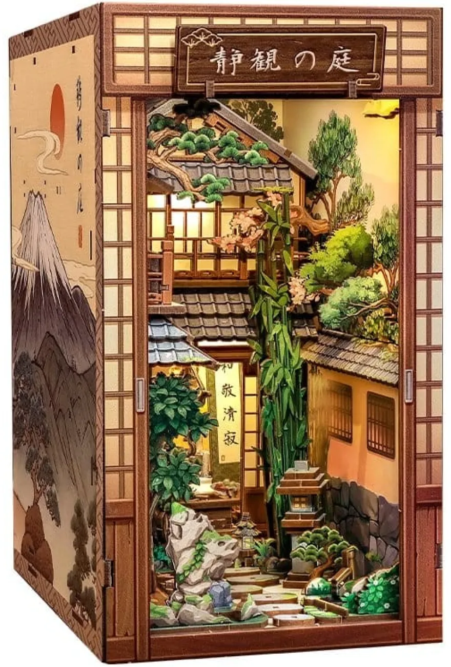 Book Nook Serene Courtyard 22 x 12 cm