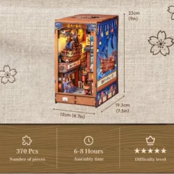 Book Nook Tsutenkaku Ichiban Street 23 x 12 cm