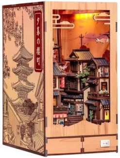 Book Nook Twilight Sakura Path 23 x 12 cm