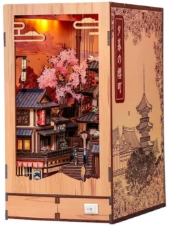 Book Nook Twilight Sakura Path 23 x 12 cm