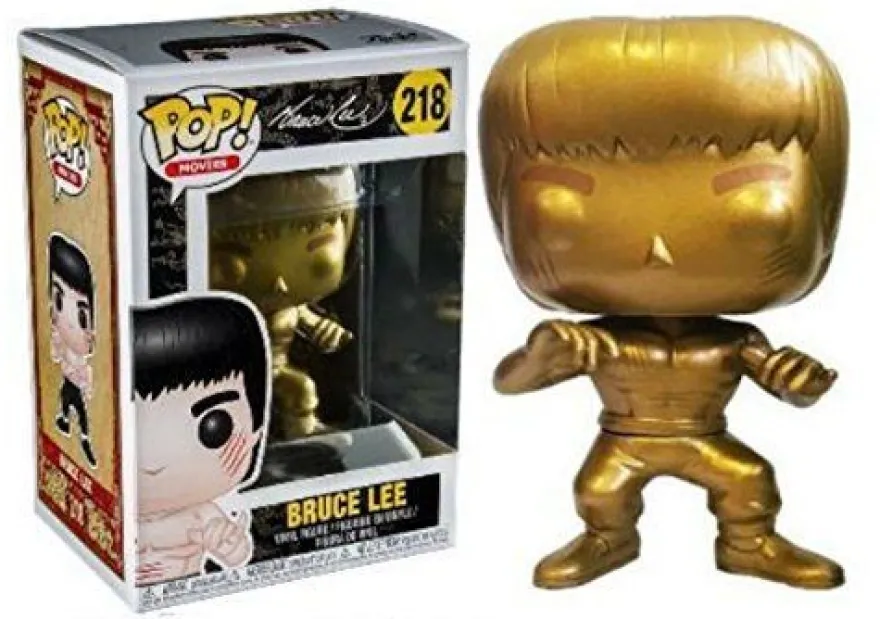 Bruce Lee Enter The Dragon Funko Pop! Vinylfigur Bruce Lee (Gold) 218 Exclusive