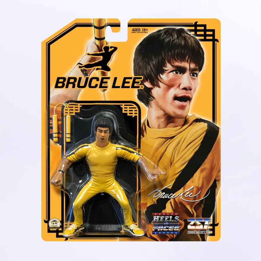 Bruce Lee Yellow Tracksuit Actionfigur - 11 cm