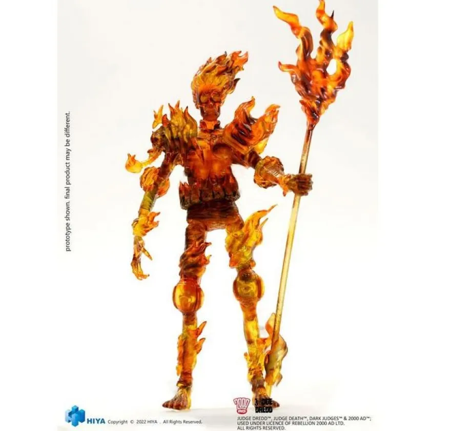 B-Ware 2000 AD Exquisite Mini Actionfigur 1/18 Judge Fire - Teil abgebrochen