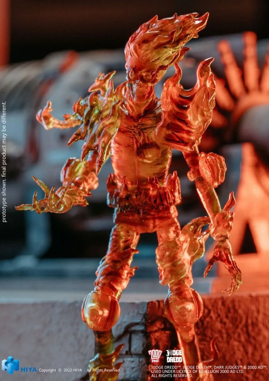 B-Ware 2000 AD Exquisite Mini Actionfigur 1/18 Judge Fire - Teil abgebrochen