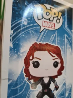 B-Ware Avengers Age of Ultron POP! Vinyl Wackelkopf-Figur Black Widow 10 cm - defekte Verp.