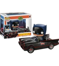 B-Ware Batman POP! Vinyl Figur 1966 Batmobile mit Batman 10 cm - defekte Verpackung