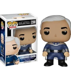 B-Ware Battlestar Galactica POP! Television Vinyl Figur Commander Adama 9 cm - defekte Verpackung