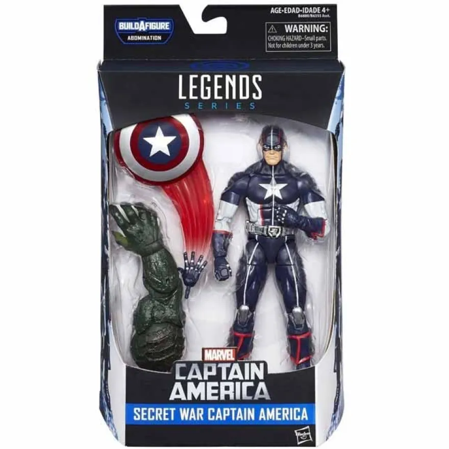 B-Ware Captain America Civil War Marvel Legends Actionfigur Secret War Captain America