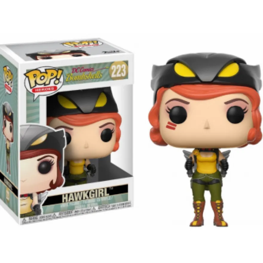 B-Ware DC Bombshells Funko Pop! Vinylfigur Hawkgirl 223 - beschädigte Verpackung