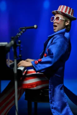 B-Ware: Elton John Retro Actionfigur Elton John (Live 1976) - Eingedrückte Verpackung