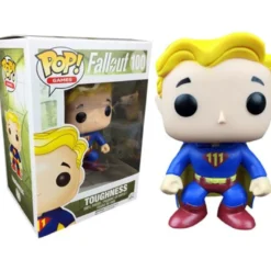 B-Ware Fallout Funko Pop! Vinylfigur Vault Boy Toughness 100 Exclusive - verschmutzte Verpackung