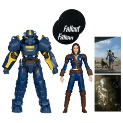 B-Ware Fallout 4 Statuen 2er-Pack T-60 Vault Tec & Sole Survivor 18 cm - defekte Verpackung