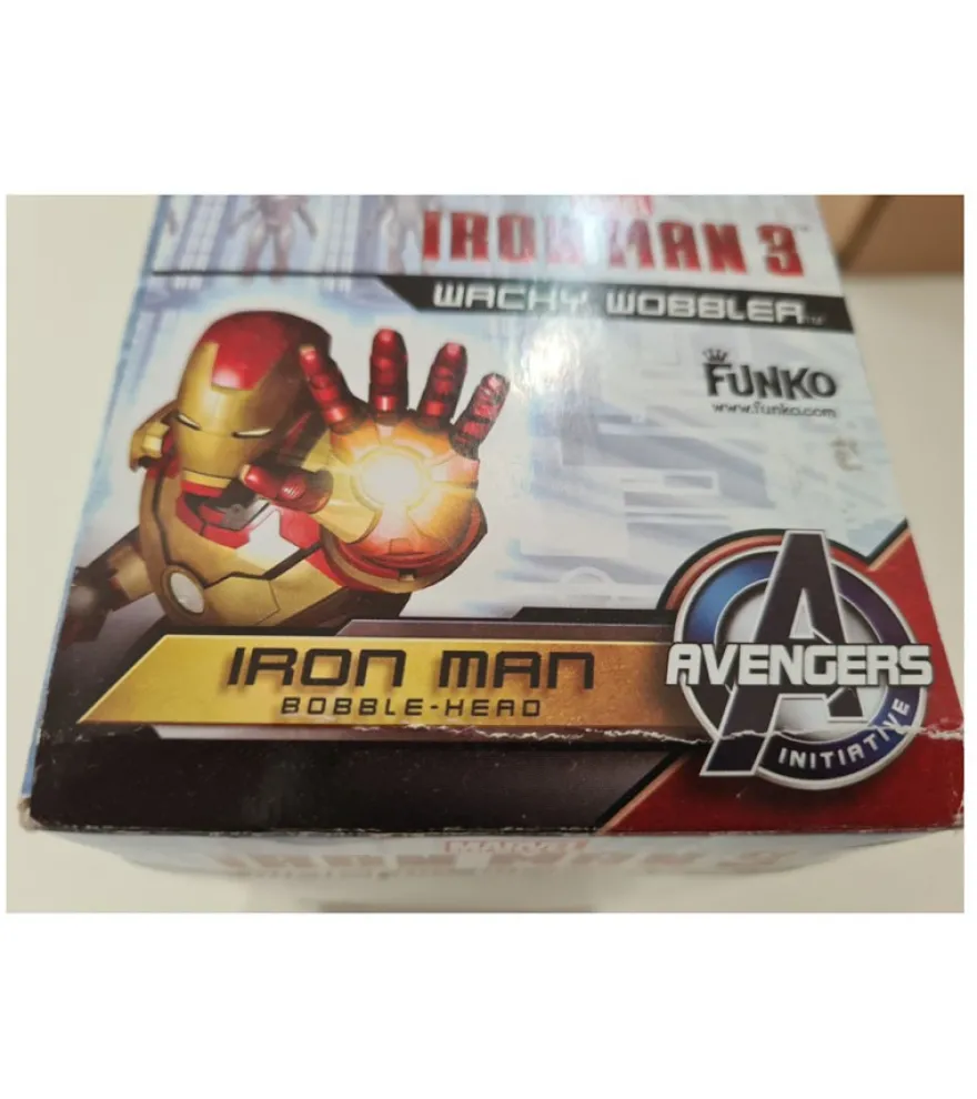 B-Ware Funko - Wackelkopf / Bobble Head Iron Man 3 Mark 42 - defekte Verpackung