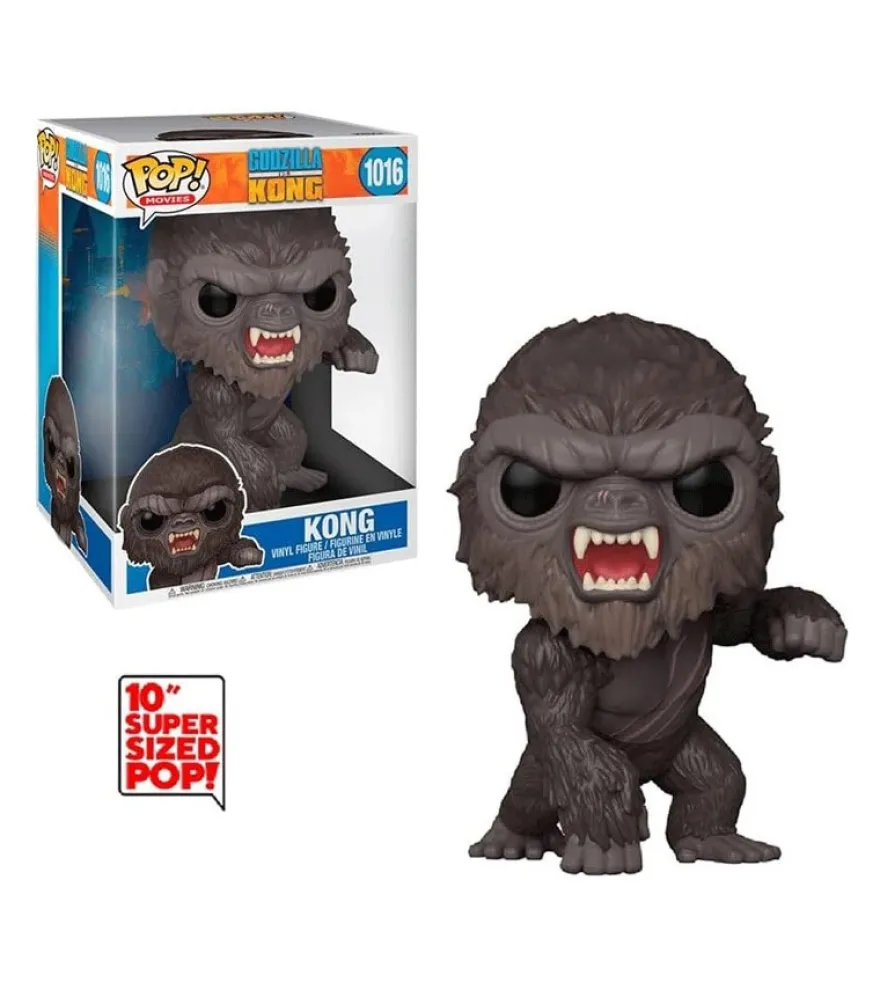 B-Ware Godzilla Vs Kong Super Sized POP! Movies Vinyl Figur Kong 25 cm - defekte Verpackung
