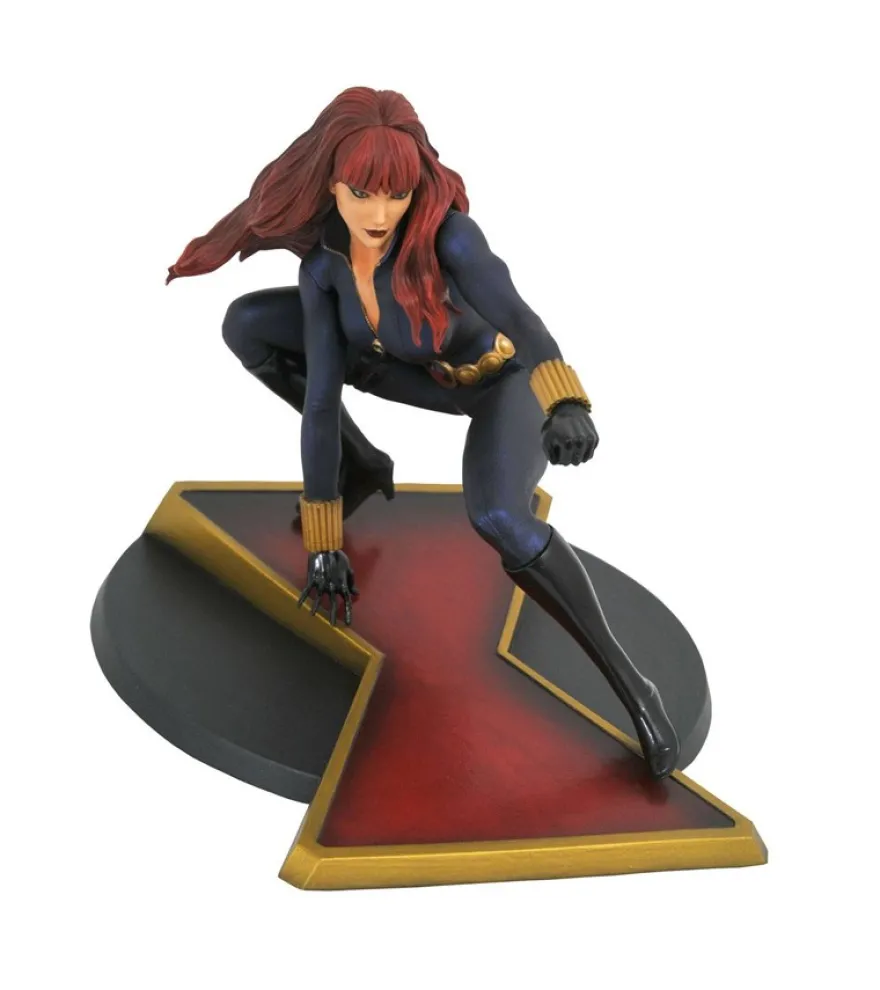 B-Ware Marvel Gallery PVC Statue Black Window 15 cm - defekte Verpackung