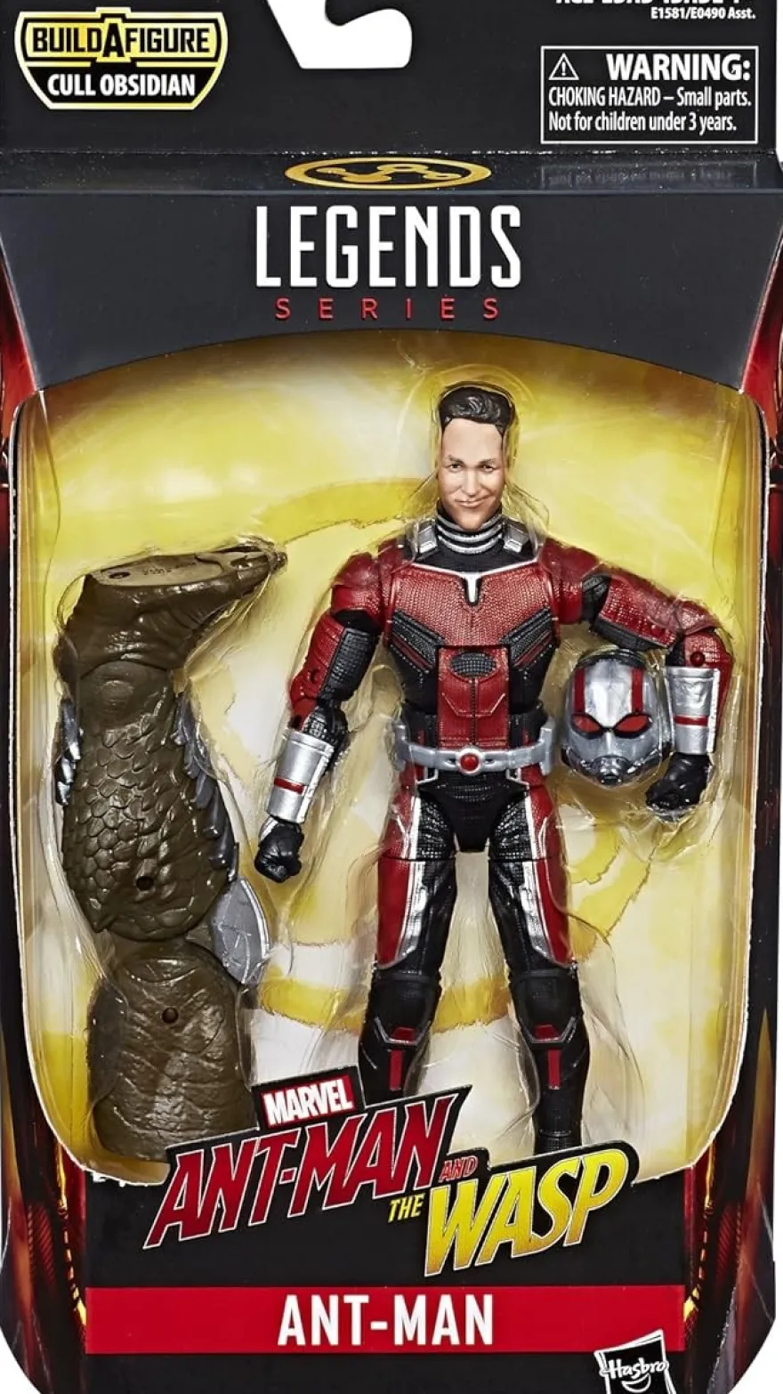 B-Ware Marvel Legends Avengers 6 Inch Actionfigur Cull Obsidian - Ant-Man - verschmutzte Verpackung
