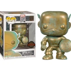B-Ware Marvel 80th Anniversary Funko Pop! Vinylfigur Captain America (Patina) Exclusive