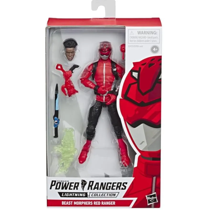 B-Ware Power Rangers Lightning Collection Actionfigur 15 cm Beast Morphers Red Ranger - defekte Verp