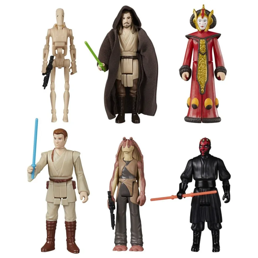 B-Ware Star Wars Episode I Retro Collection Actionfiguren The Phantom Menace Multipack 10 cm
