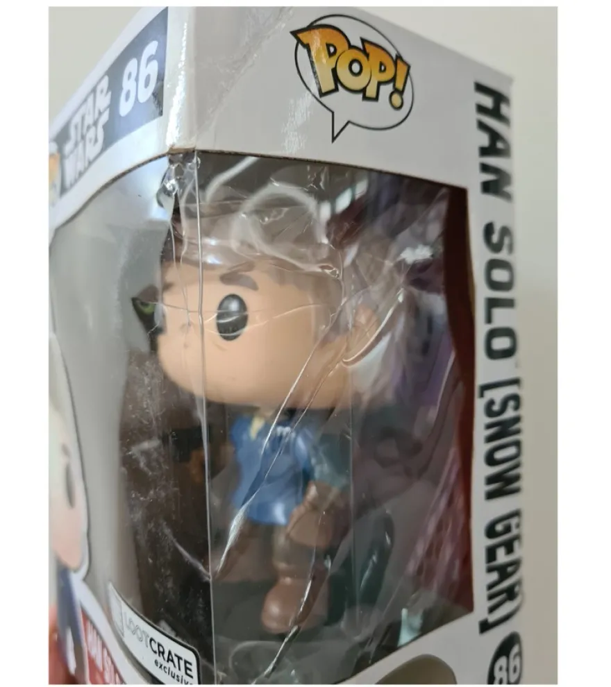 B-Ware Star Wars Episode VII POP! Vinyl Wackelkopf-Figur Han Solo (Snow Gear) LC Exclusive 9 cm