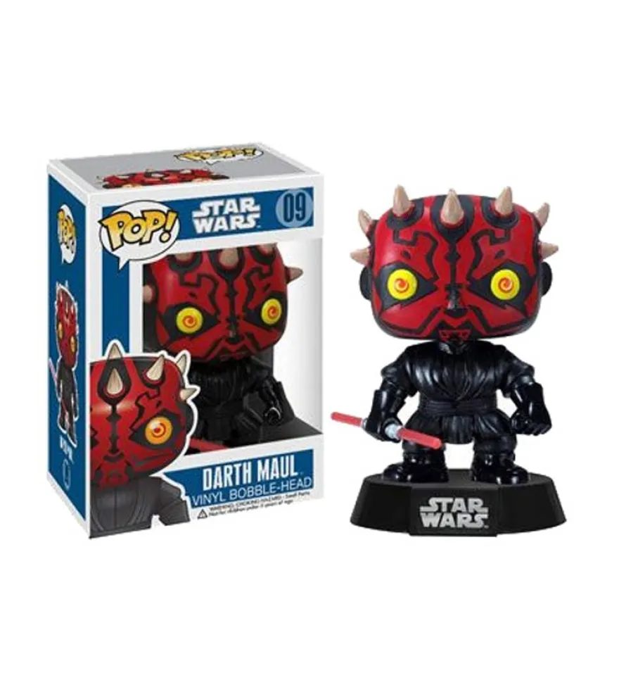 B-Ware Star Wars POP! Vinyl Wackelkopf-Figur Darth Maul 10 cm - defekte Verpackung