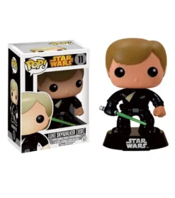 B-Ware Star Wars POP! Vinyl Wackelkopf-Figur Luke Skywalker (Jedi) Black Box Re-Issue 9 cm