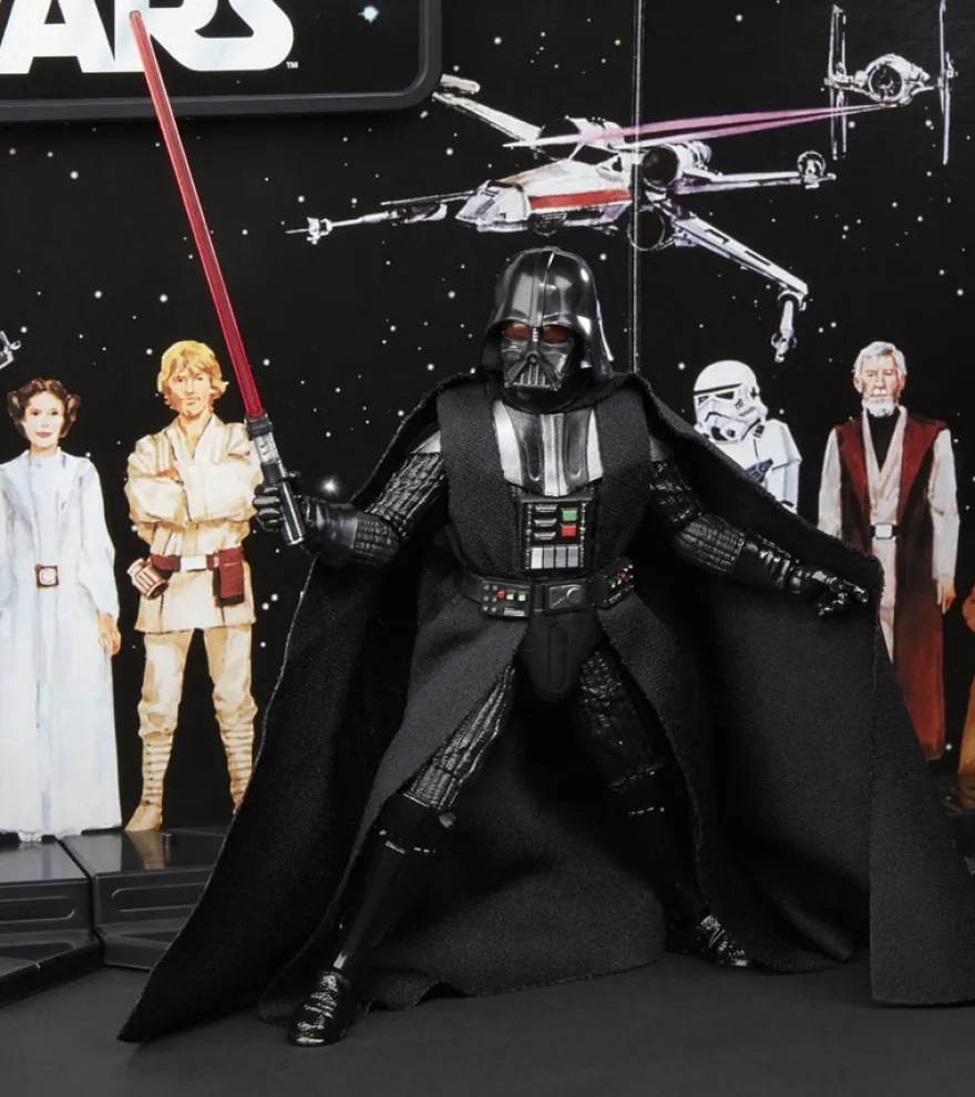 B-Ware Star Wars The Black Series 40th Anniversary Display Diorama mit Darth Vader (15 cm) – Legacy