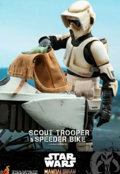 B-Ware Star Wars The Mandalorian Television Masterpiece Actionfigur 1/6 Scout Trooper & Speeder Bike