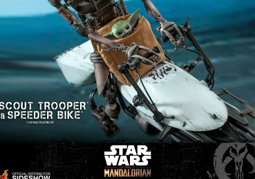 B-Ware Star Wars The Mandalorian Television Masterpiece Actionfigur 1/6 Scout Trooper & Speeder Bike