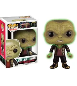 B-Ware Suicide Squad POP! Heroes Vinyl Figur Killer Croc Glow In The Dark 9 cm - schmutzige Verp.