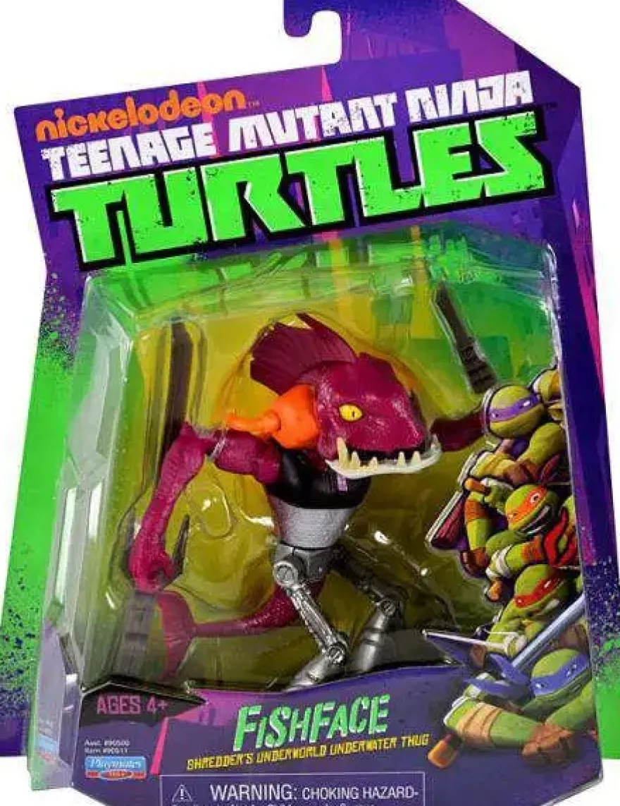 B-Ware Teenage Mutant Ninja Turtles Nickelodeon Fishface Actionfigur - defekte Verpackung