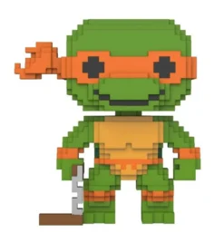 B-Ware Teenage Mutant Ninja Turtles POP! 8-Bit Vinyl Figur Michelangelo 9 cm - beschädigte Verp.