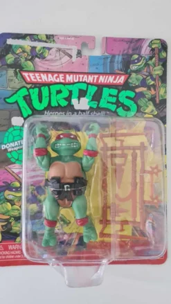B-Ware Teenage Mutant Ninja Turtles Classic Actionfigur Raphael - falsche Karte Verpackung
