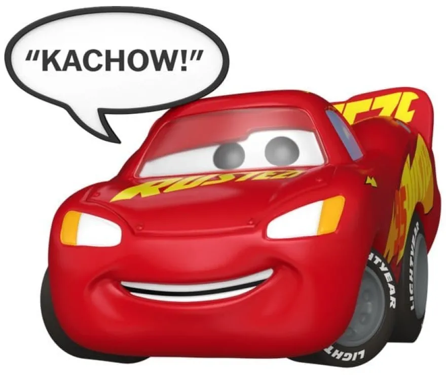 Cars POP! Sayings Vinyl Figur Lighting McQueen (Kachow) 6 cm