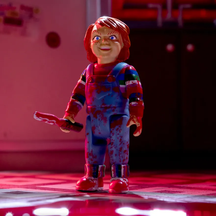 Chucky / Child's Play ReAction Actionfigur Homicidal Chucky (Blood Splatter)