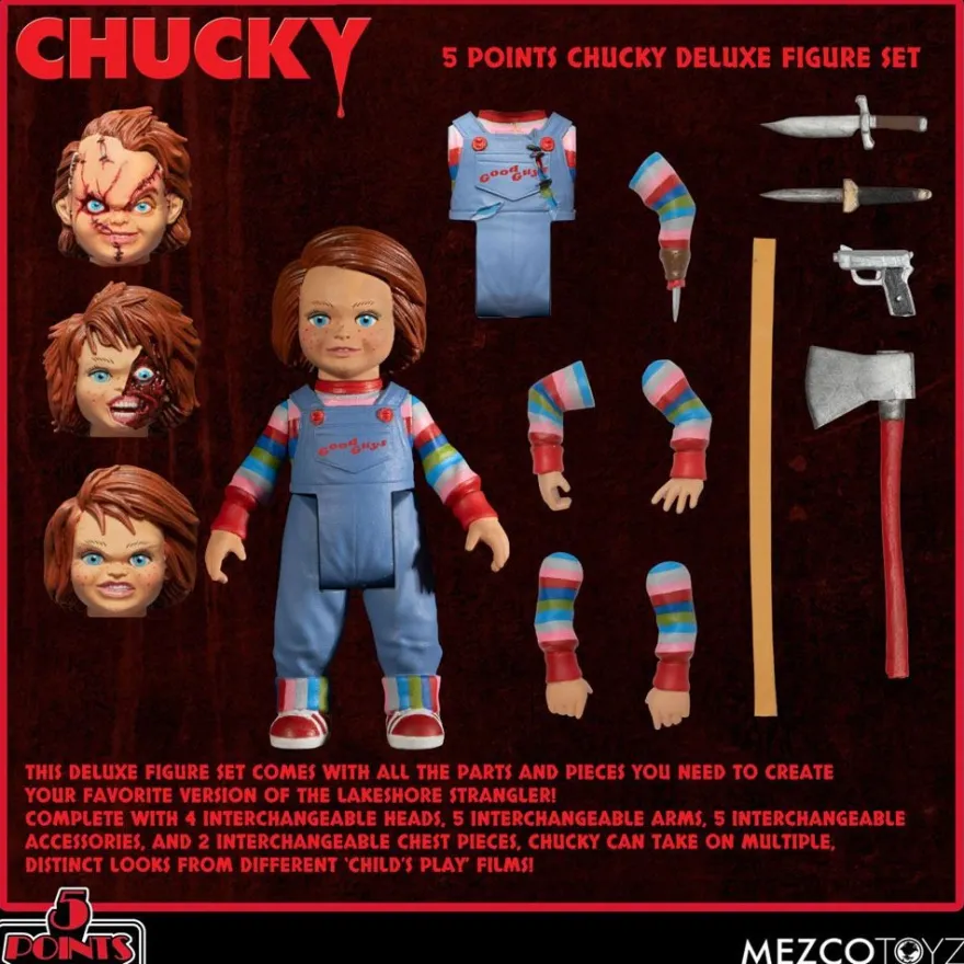 Chucky Die Mörderpuppe 5 Points Actionfigur Chucky 10 cm