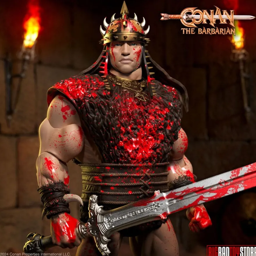 Conan der Barbar Ultimates Actionfigur Conan Blood Soaked Pit Fighter 18 cm