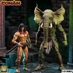 Conan the Barbarian The Tower of the Elephant Young Conan and Yag Kosha Actionfiguren 2-Pack