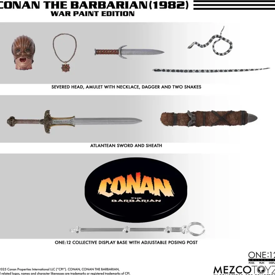 Conan The Barbarian (1982): War Paint Edition One:12 Collection Actionfigur