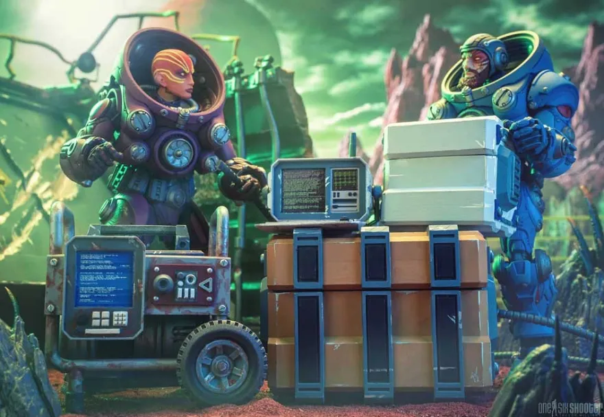 Cosmic Legion Oxkrewe:Thraxxon - Campside Communications and Cargo Collection