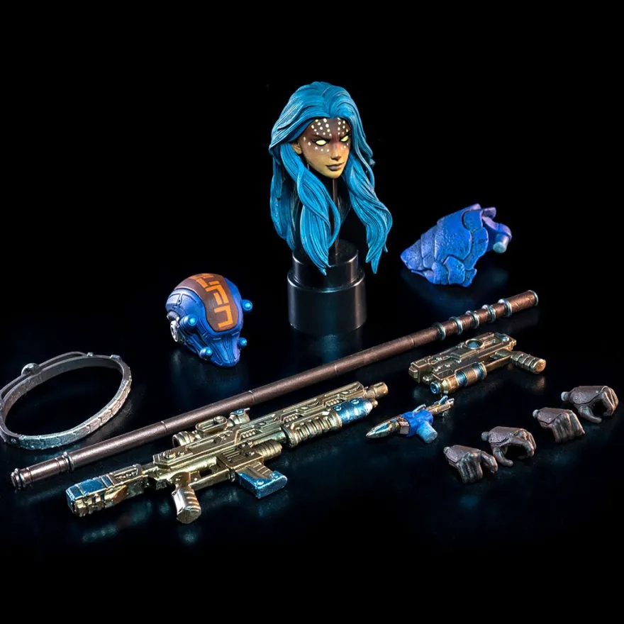 Cosmic Legions Actionfigur Outpost Zaxxius - Kalian Shunn