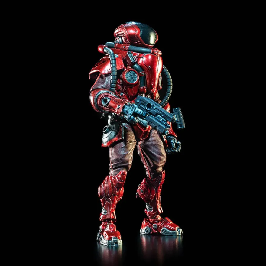 Cosmic Legions Actionfigur Outpost Zaxxius - T.U.5.C.C. Pilot
