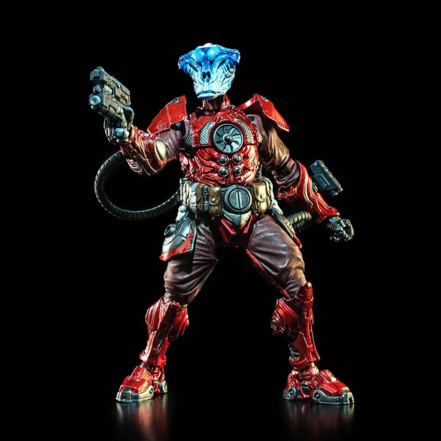 Cosmic Legions Actionfigur Outpost Zaxxius - T.U.5.C.C. Pilot