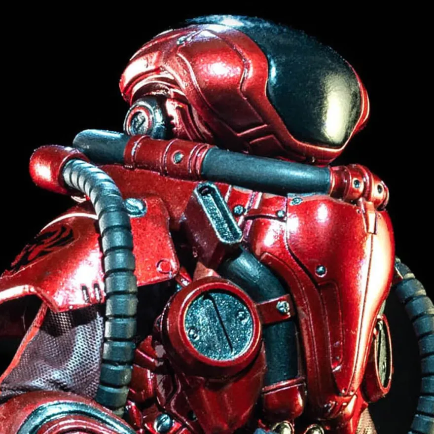 Cosmic Legions Actionfigur Outpost Zaxxius - T.U.5.C.C. Pilot