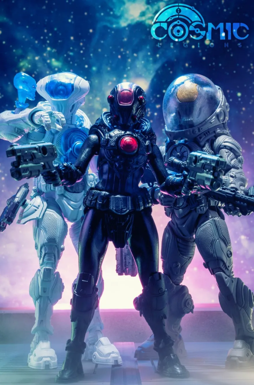 Cosmic Legions Actionfigur T.U.5.C.C. Sentry