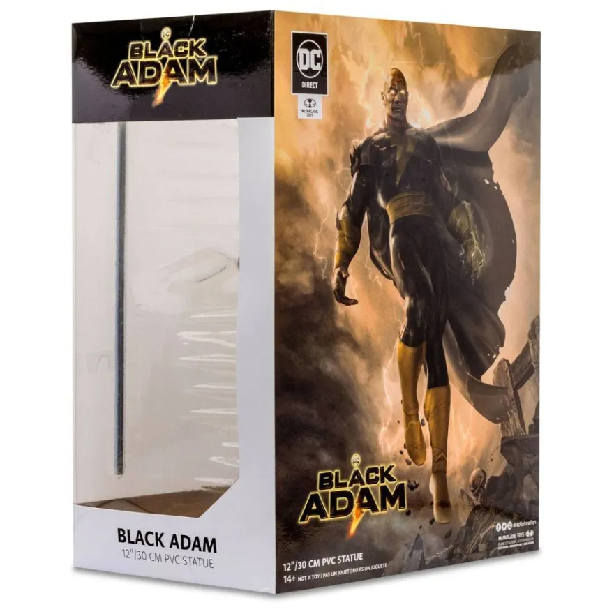 DC Black Adam Movie Posed Statue Black Adam