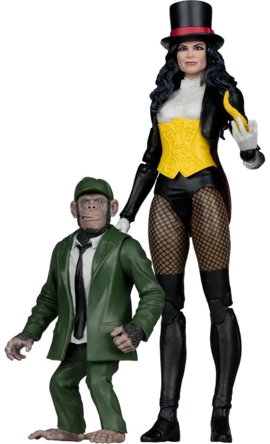 DC Classic McFarlane Actionfigur Zatanna with Detective Chimp Collector Edition #53 18 cm